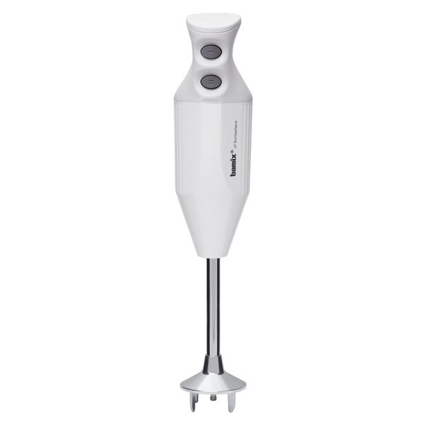 BAMIX MIXEUR MONO 2VIT.140W + GOB.0L60 + 4 ACS BLANC(中古品) Bamix Mono Immersion Blender 140W White -